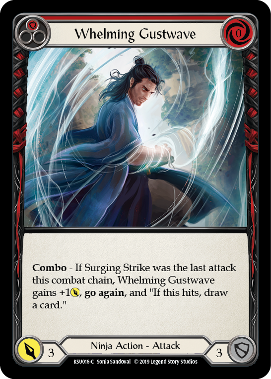Whelming Gustwave (Red) [KSU016-C] 1st Edition Normal | Good Games North