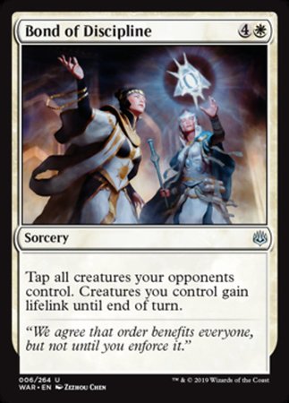 Bond of Discipline [War of the Spark] | Good Games North