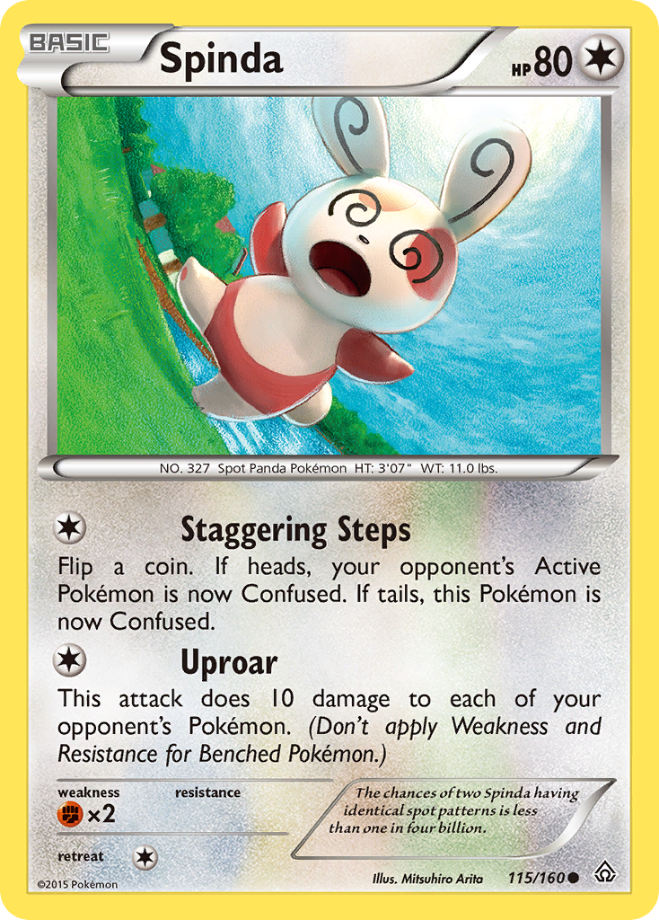 Spinda (115/160) [XY: Primal Clash] | Good Games North
