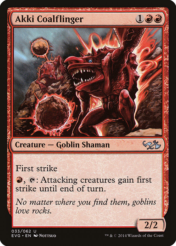 Akki Coalflinger (Elves vs. Goblins) [Duel Decks Anthology] | Good Games North