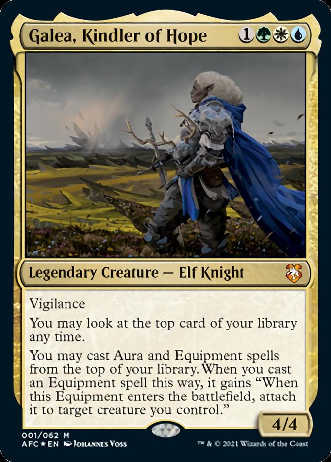 Galea, Kindler of Hope [Dungeons & Dragons: Adventures in the Forgotten Realms Commander] | Good Games North