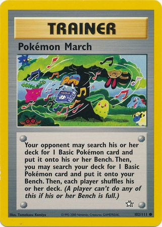 Pokemon March (102/111) [Neo Genesis Unlimited] | Good Games North