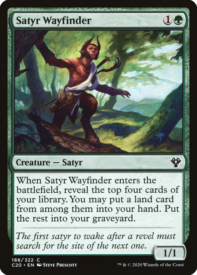 Satyr Wayfinder [Commander 2020] | Good Games North