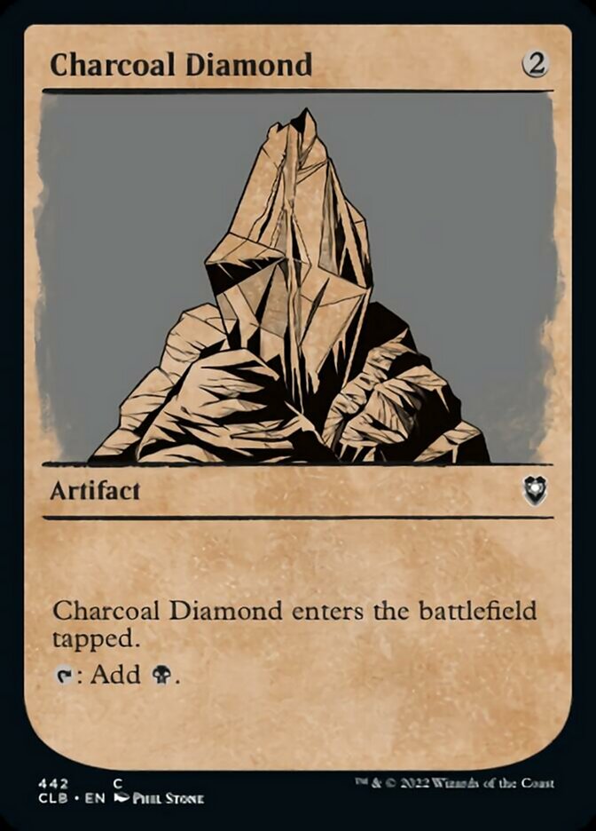 Charcoal Diamond (Showcase) [Commander Legends: Battle for Baldur's Gate] | Good Games North