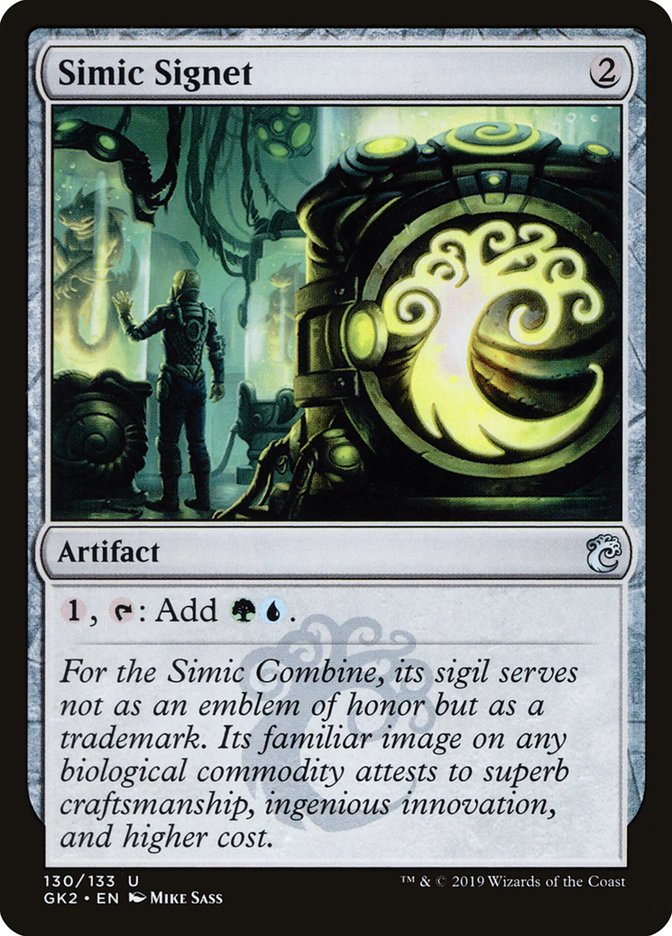 Simic Signet [Ravnica Allegiance Guild Kit] | Good Games North