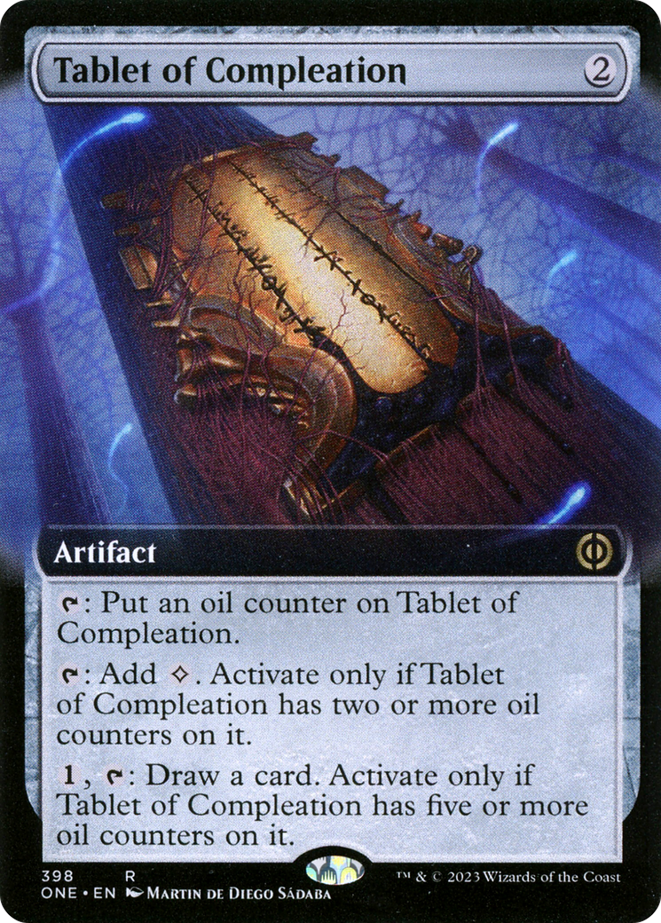 Tablet of Compleation (Extended Art) [Phyrexia: All Will Be One] | Good Games North
