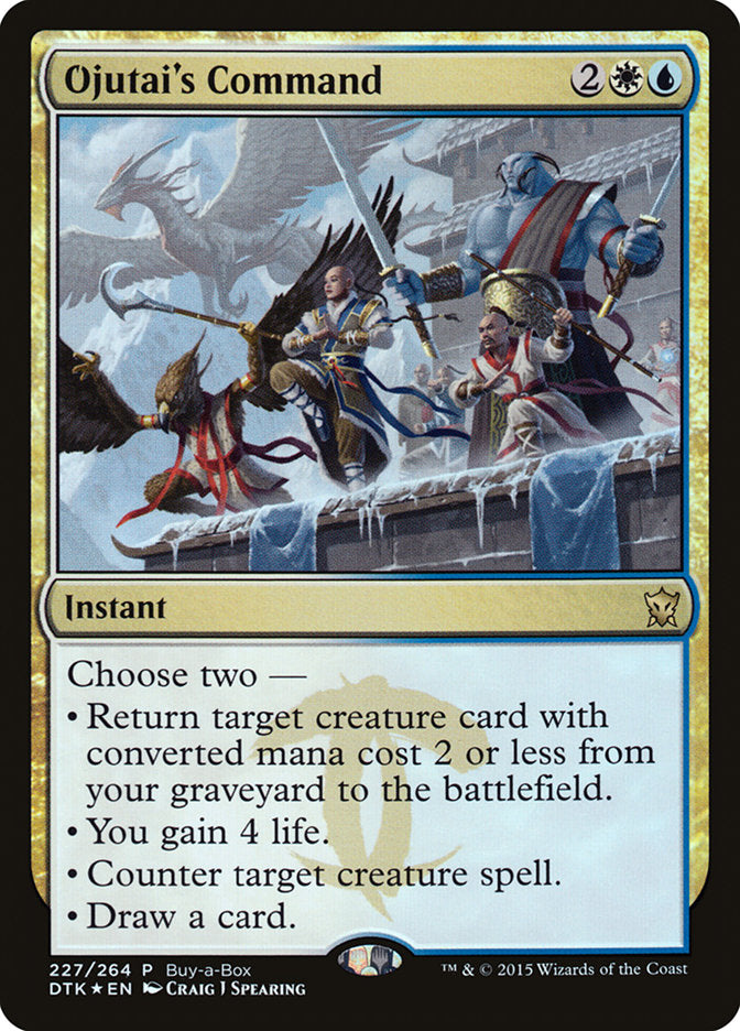 Ojutai's Command (Buy-A-Box) [Dragons of Tarkir Promos] | Good Games North