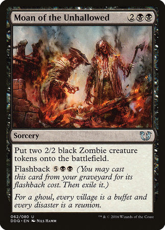 Moan of the Unhallowed [Duel Decks: Blessed vs. Cursed] | Good Games North