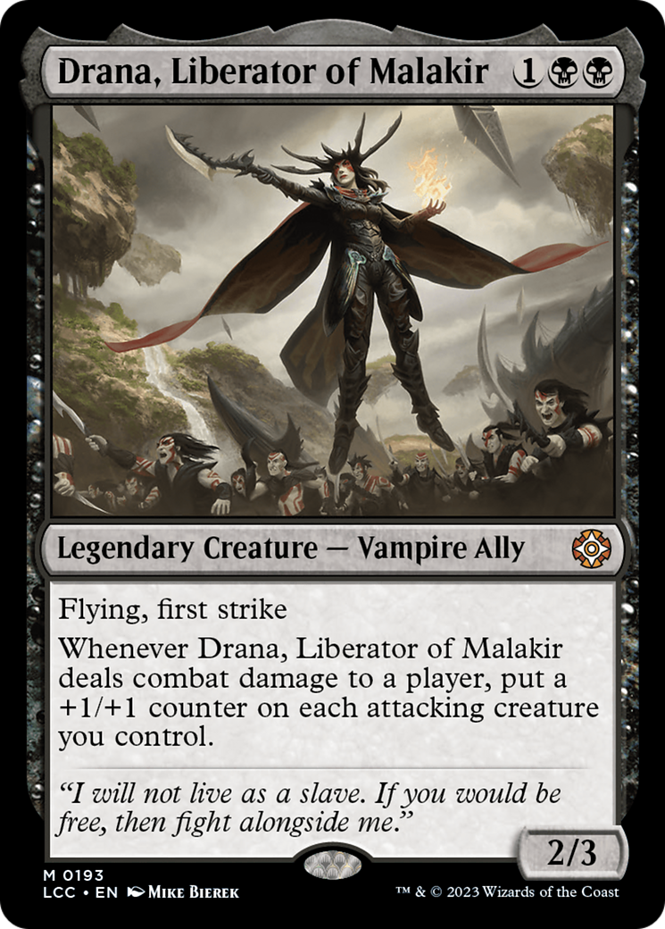 Drana, Liberator of Malakir [The Lost Caverns of Ixalan Commander] | Good Games North