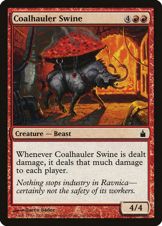 Coalhauler Swine [Ravnica: City of Guilds] | Good Games North