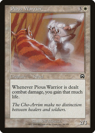 Pious Warrior [Mercadian Masques] | Good Games North