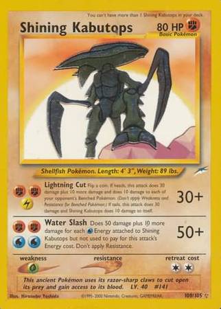 Shining Kabutops (108/105) [Neo Destiny Unlimited] | Good Games North