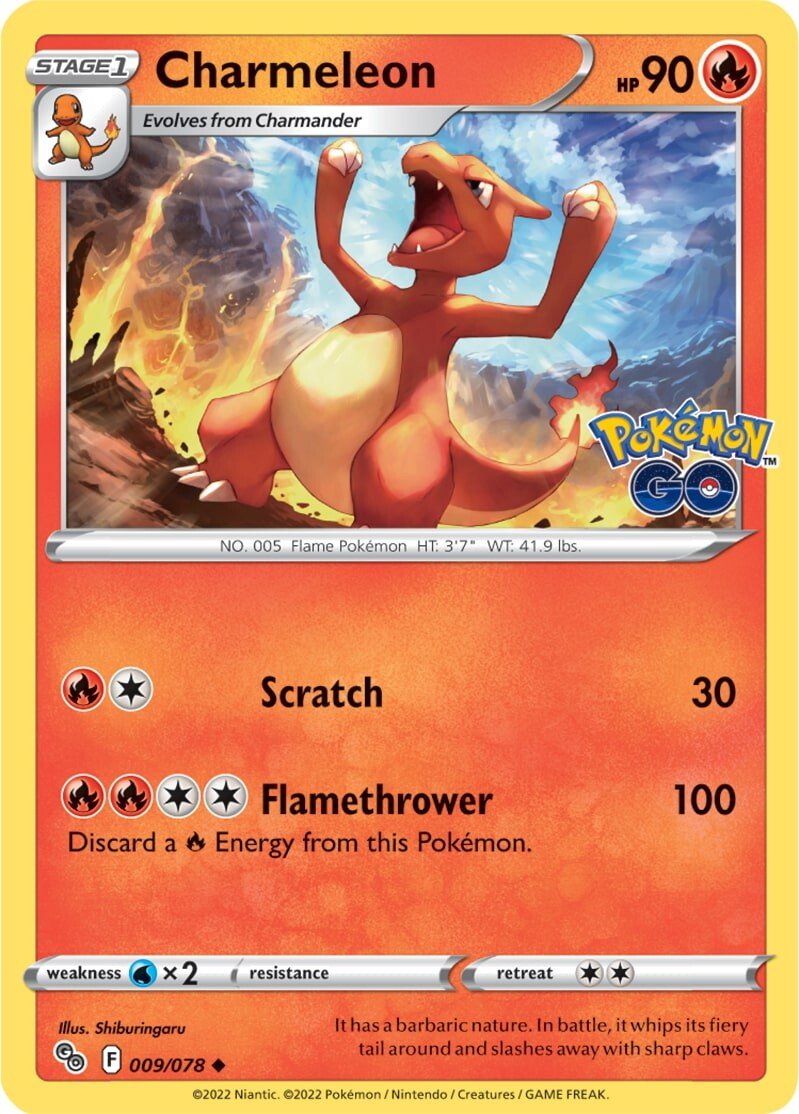 Charmeleon (009/078) [Pokémon GO] | Good Games North