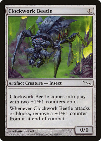 Clockwork Beetle [Mirrodin] | Good Games North