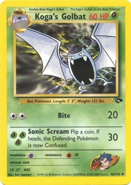 Koga's Golbat (46/132) [Gym Challenge Unlimited] | Good Games North