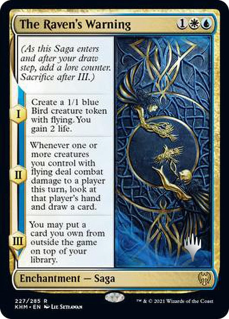 The Raven's Warning [Kaldheim Promo Pack] | Good Games North