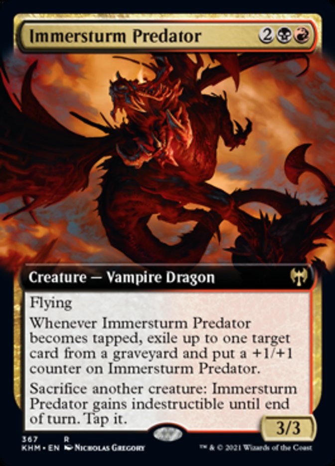 Immersturm Predator (Extended Art) [Kaldheim] | Good Games North