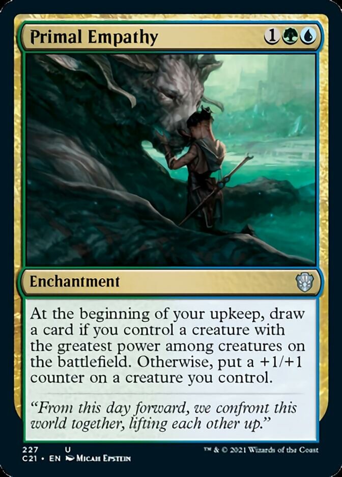 Primal Empathy [Commander 2021] | Good Games North
