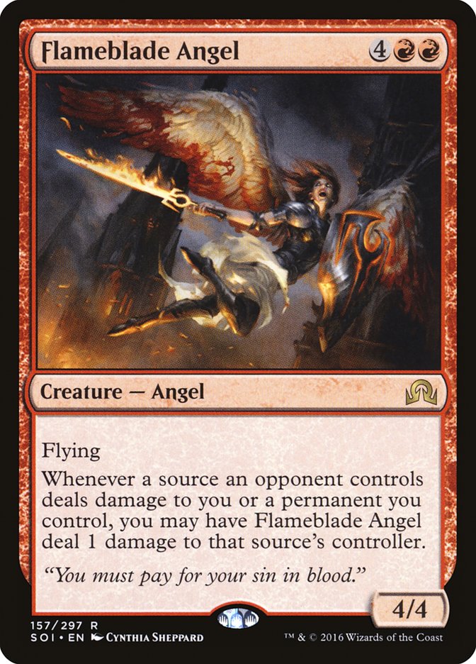 Flameblade Angel [Shadows over Innistrad] | Good Games North