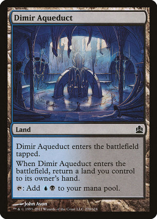 Dimir Aqueduct [Commander 2011] | Good Games North