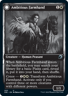 Ambitious Farmhand // Seasoned Cathar [Innistrad: Double Feature] | Good Games North