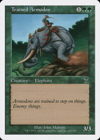 Trained Armodon [Seventh Edition] | Good Games North