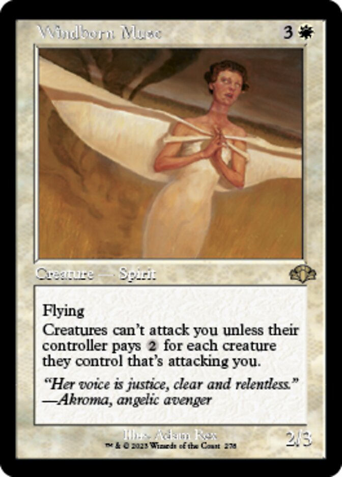 Windborn Muse (Retro) [Dominaria Remastered] | Good Games North