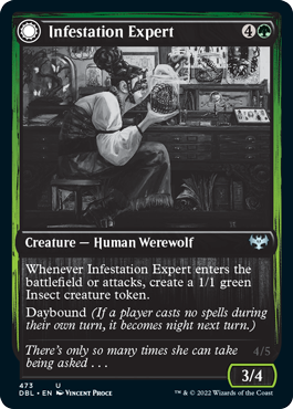 Infestation Expert // Infested Werewolf [Innistrad: Double Feature] | Good Games North