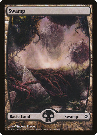 Swamp (241) - Full Art [Zendikar] | Good Games North