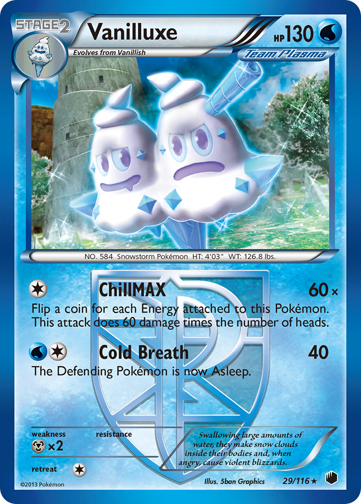 Vanilluxe (29/116) [Black & White: Plasma Freeze] | Good Games North