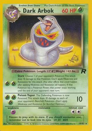 Dark Arbok (19/82) (W Stamped Promo) [Team Rocket Unlimited] | Good Games North