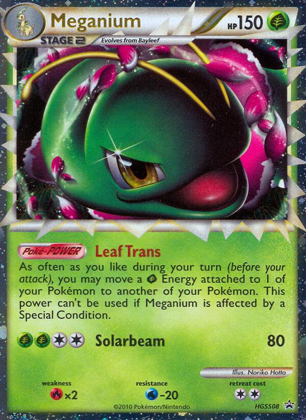Meganium (HGSS08) [HeartGold & SoulSilver: Black Star Promos] | Good Games North
