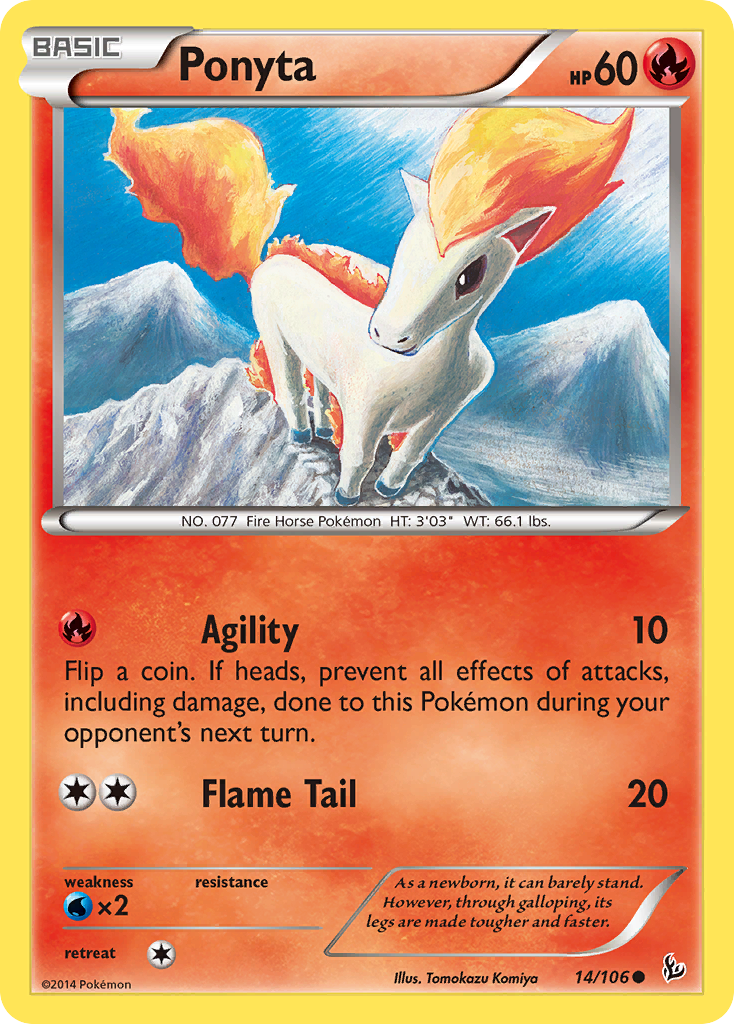 Ponyta (14/106) [XY: Flashfire] | Good Games North
