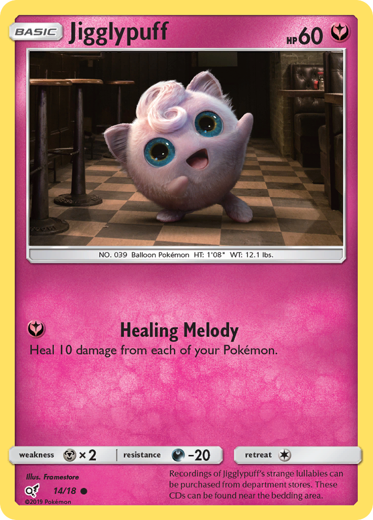 Jigglypuff (14/18) [Sun & Moon: Detective Pikachu] | Good Games North