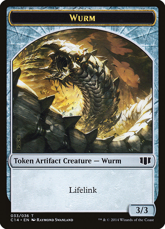 Wurm (033/036) // Goat Double-sided Token [Commander 2014 Tokens] | Good Games North