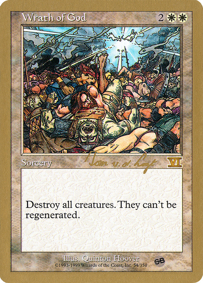 Wrath of God (Tom van de Logt) (SB) [World Championship Decks 2000] | Good Games North