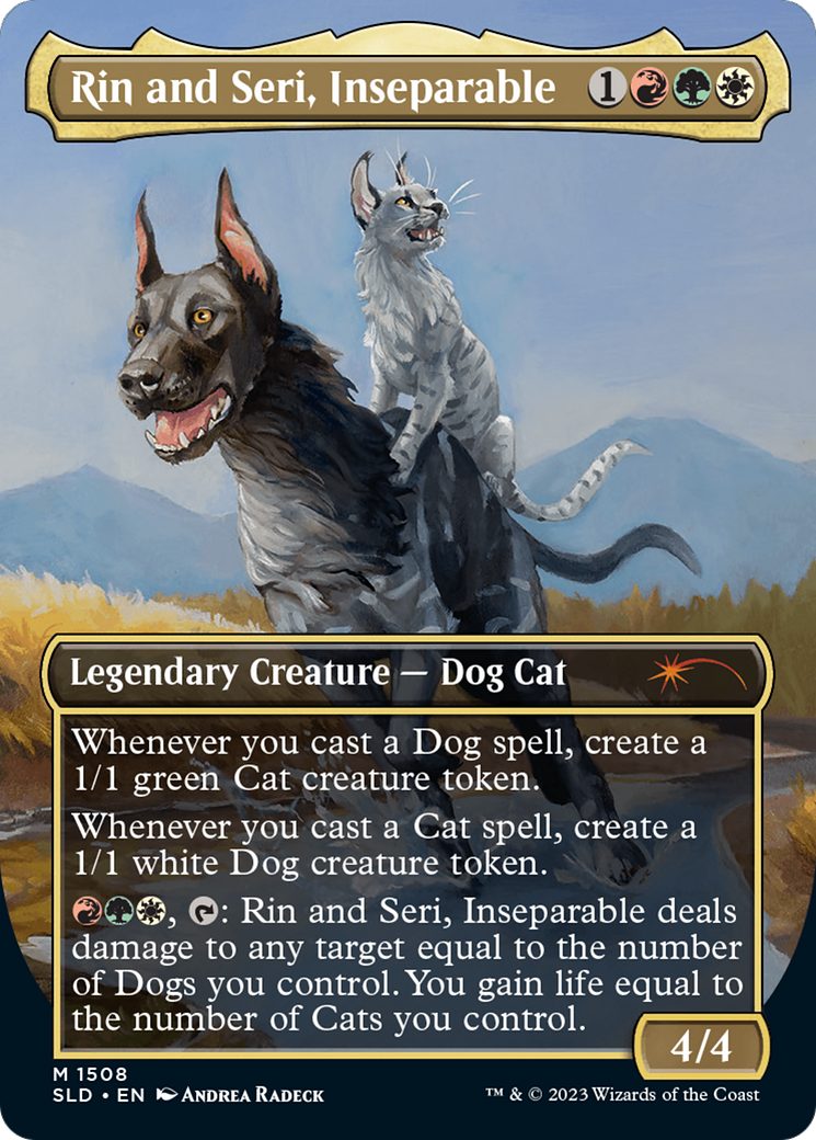 Rin and Seri, Inseparable (1508) // Rin and Seri, Inseparable [Secret Lair Commander Deck: Raining Cats and Dogs] | Good Games North