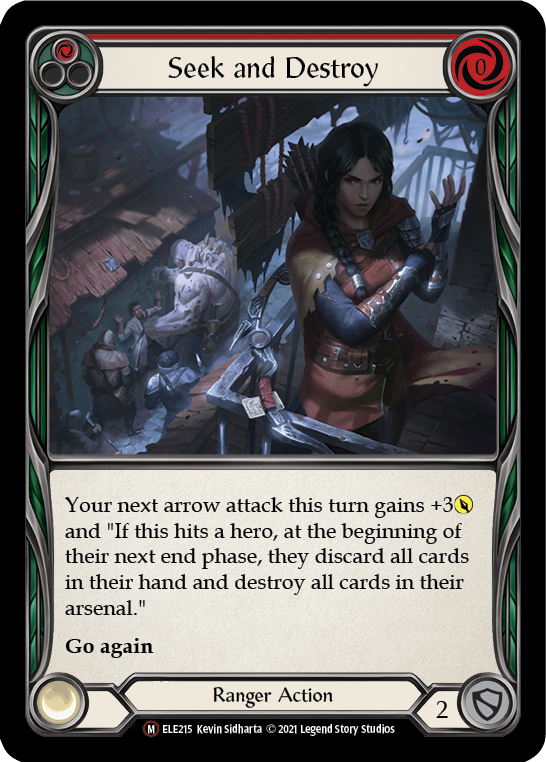 Seek and Destroy [U-ELE215] Unlimited Rainbow Foil | Good Games North