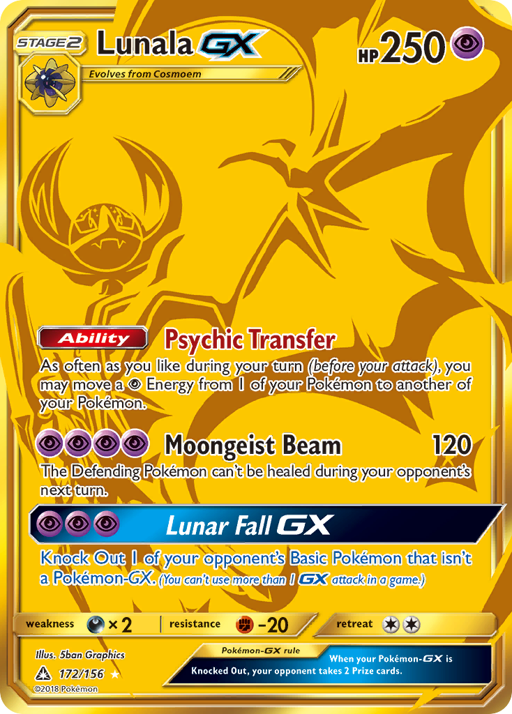 Lunala GX (172/156) [Sun & Moon: Ultra Prism] | Good Games North