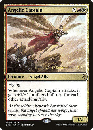 Angelic Captain [Battle for Zendikar Promos] | Good Games North