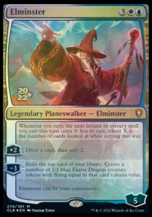 Elminster [Commander Legends: Battle for Baldur's Gate Prerelease Promos] | Good Games North
