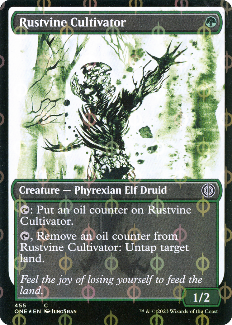 Rustvine Cultivator (Showcase Ichor Step-and-Compleat Foil) [Phyrexia: All Will Be One] | Good Games North