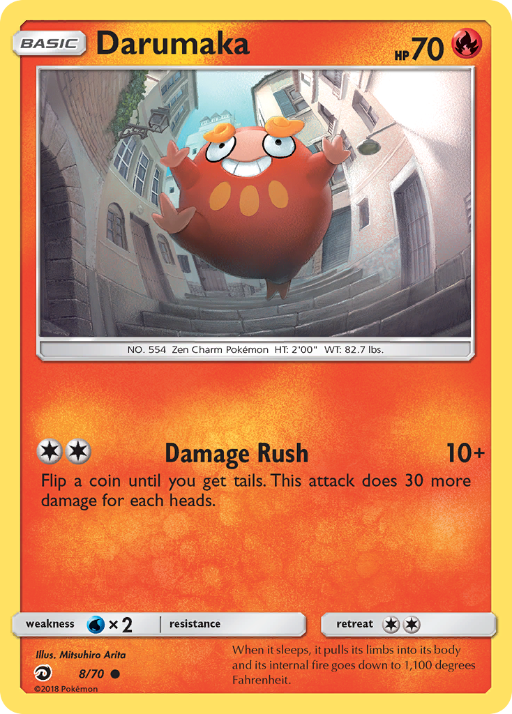 Darumaka (8/70) [Sun & Moon: Dragon Majesty] | Good Games North