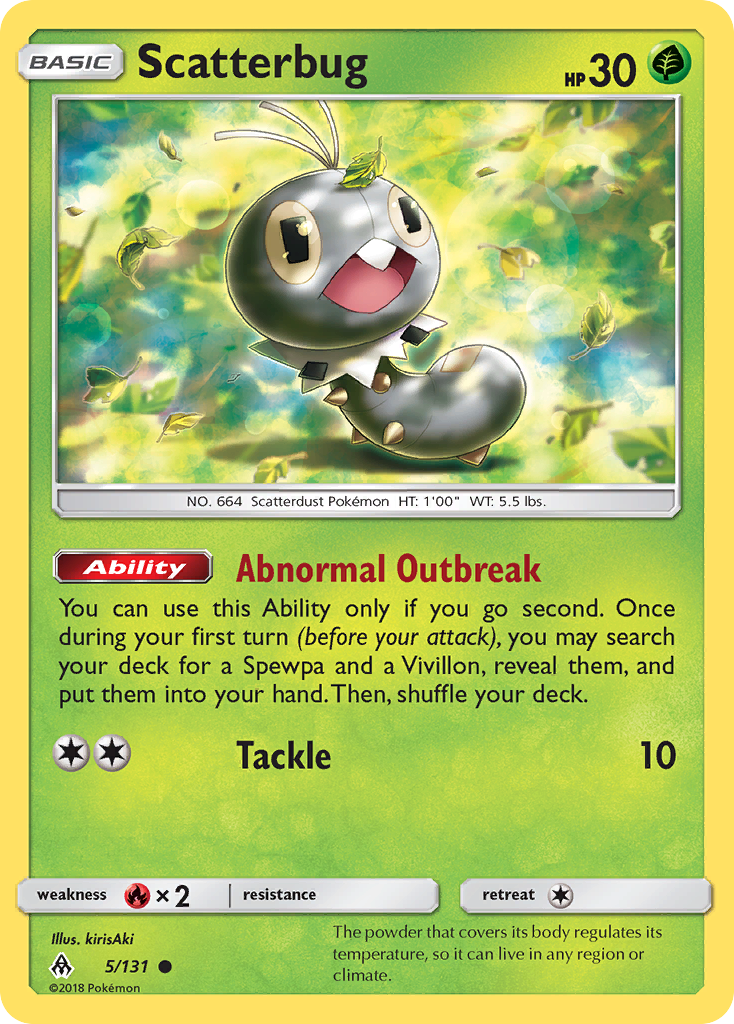 Scatterbug (5/131) [Sun & Moon: Forbidden Light] | Good Games North