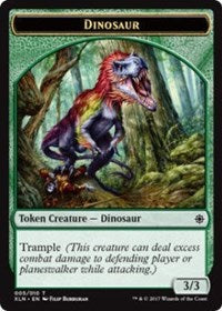 Dinosaur // Treasure (008) Double-sided Token [Ixalan Tokens] | Good Games North