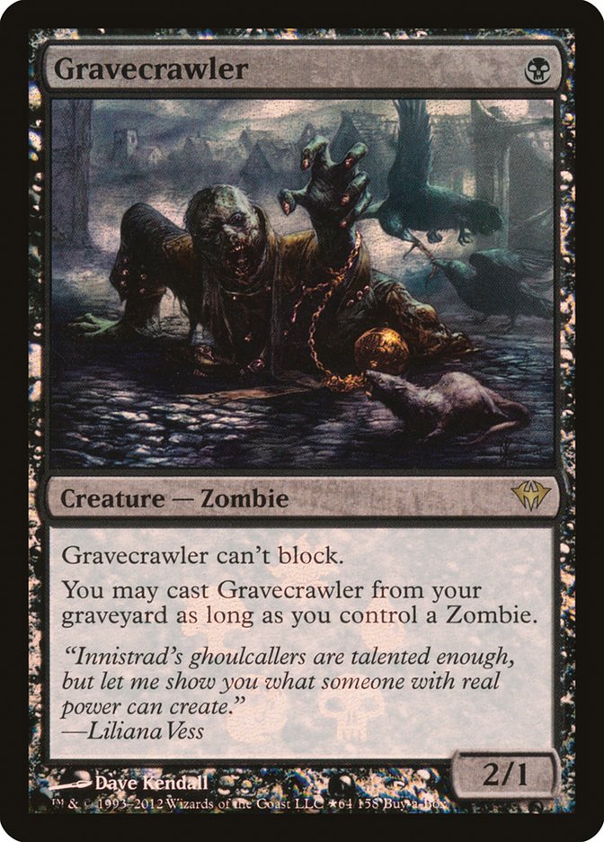 Gravecrawler (Buy-A-Box) [Dark Ascension Promos] | Good Games North