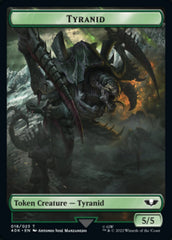 Tyranid (017) // Tyranid (018) Double-sided Token (Surge Foil) [Universes Beyond: Warhammer 40,000 Tokens] | Good Games North