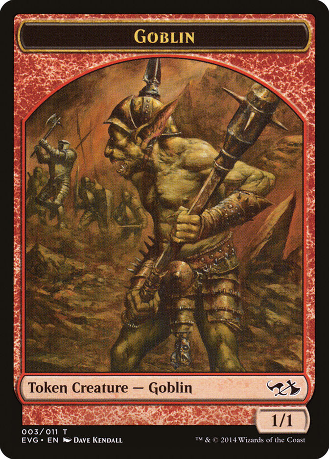 Goblin Token (Elves vs. Goblins) [Duel Decks Anthology Tokens] | Good Games North