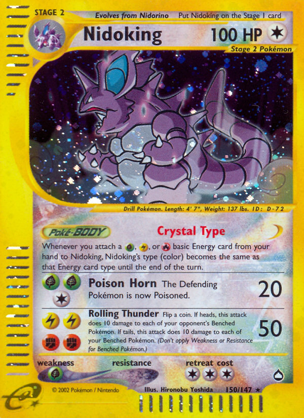 Nidoking (150/147) [Aquapolis] | Good Games North