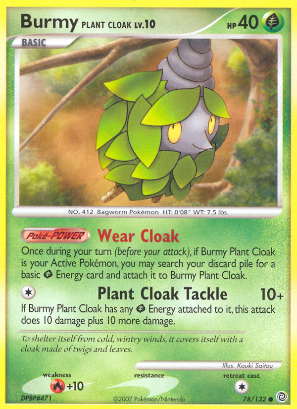 Burmy Plant Cloak (78/132) [Diamond & Pearl: Secret Wonders] | Good Games North